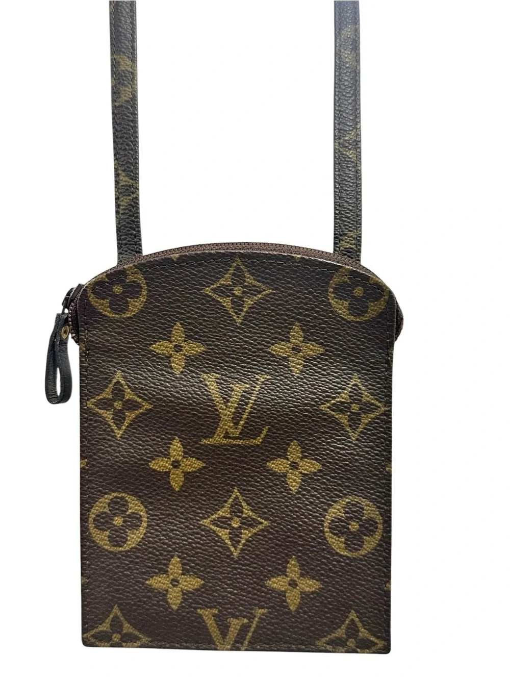 Louis Vuitton Monogram Leather Pochette Secret Vintage Shoulder Bag